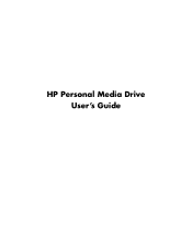 HP AU183AA HP Personal Media Drive - User's Guide