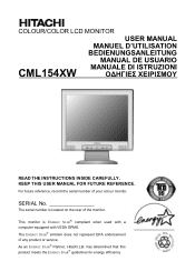 Hitachi CML154XW User Manual
