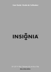 Insignia NS-LCD32-09CA User Manual (English)