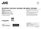 JVC KD-R660 Instruction Manual