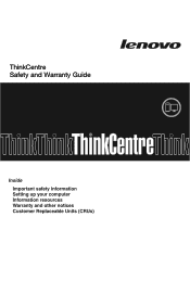 Lenovo ThinkCentre M60e Safety and Warranty Guide