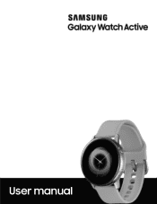 Samsung Galaxy Watch Active Bluetooth User Manual