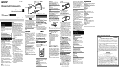 Sony RDPX30IP Reference Guide