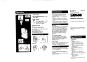 Sony SRF-36 Users Guide