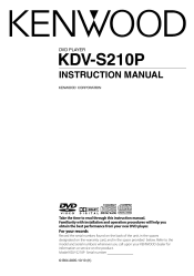 Kenwood S210P Instruction Manual