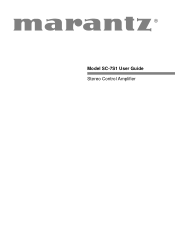 Marantz SC-7S1 SC-7S1 User Manual