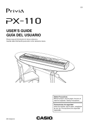 Casio PX 110 User Guide