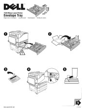 Dell 7330dn Mono Laser Printer Envelope Tray Install Instruction