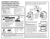 GE PS960BLTS Installation Instructions