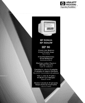 HP D2842A hp 90 19'' monitor - d2842a, user's guide