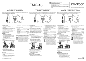 Kenwood EMC-13 Instruction Manual