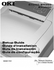 Oki B4350n B4250/4350/4350n Setup Guide