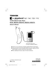 Toshiba MEGF60S Owners Manual