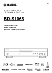 Yamaha BD-S1065 Owners Manual