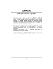 Biostar M7NCD PRO M7NCD Pro user's manual