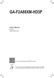 Gigabyte GA-F2A88XM-HD3P User Manual