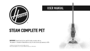 Hoover Steam Complete Pet Product Manual