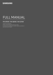 Samsung HW-Q700B/ZA User Manual