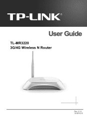 TP-Link 3G/4G TL-MR3220 V2 User Guide