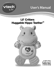 Vtech Lil Critters Huggable Hippo Teether User Manual