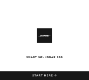 Bose Smart Soundbar 900 Multilingual Quick Start Guide