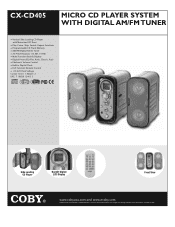 Coby CX-CD405 Brochure