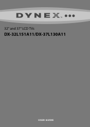 Dynex DX-32L151A11 User Manual (English)