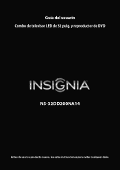 Insignia NS-32DD200NA14 User Manual (Spanish)