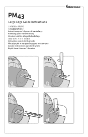 Intermec PM43/PM43c PM43 Large Edge Guide Instructions