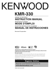 Kenwood KMR 330 Owner's Manual (pdf)