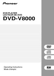Pioneer DVD-V8000 Owner's Manual