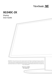 ViewSonic XG340C-2K User Guide English
