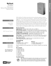 Western Digital WDG1T2500N Product Specifications (pdf)