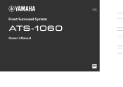Yamaha ATS-1060 ATS-1060 Owners Manual