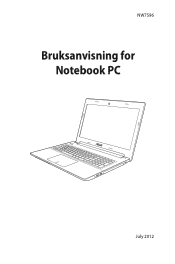 Asus E46CM User's Manual for Norwegian Edition