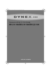 Dynex DX-L19-10A User Manual (Spanish)