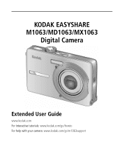 Kodak MX1063 User Manual