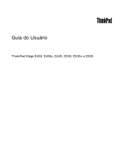 Lenovo ThinkPad Edge E435 (Brazilian Portuguese) User Guide