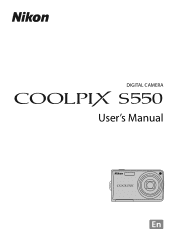 Nikon S550 S550 User's Manual