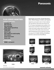 Panasonic PLCD42HDA Spec Sheet