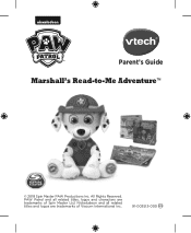 Vtech PAW Patrol Marshall s Read-to-Me Adventure User Manual
