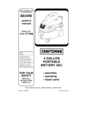 Craftsman 17776 Owners Manual