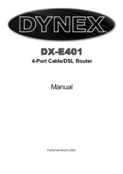 Dynex DX-E401 User Manual (English)
