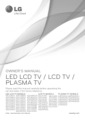 LG 42LV355C Owners Manual
