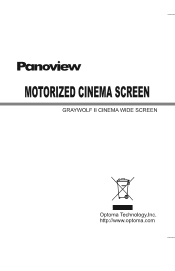 Optoma DE-GWII9xxxE V.2 User Manual