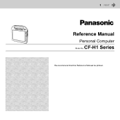 Panasonic CF-H1ADBBGJM Reference Manual