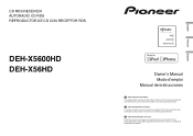 Pioneer DEH-X5600HD Owner's Manual