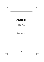 ASRock 970 Pro User Manual