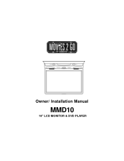 Audiovox MMD10 Owners Manual