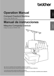 Brother International SB3734T Operation Manual